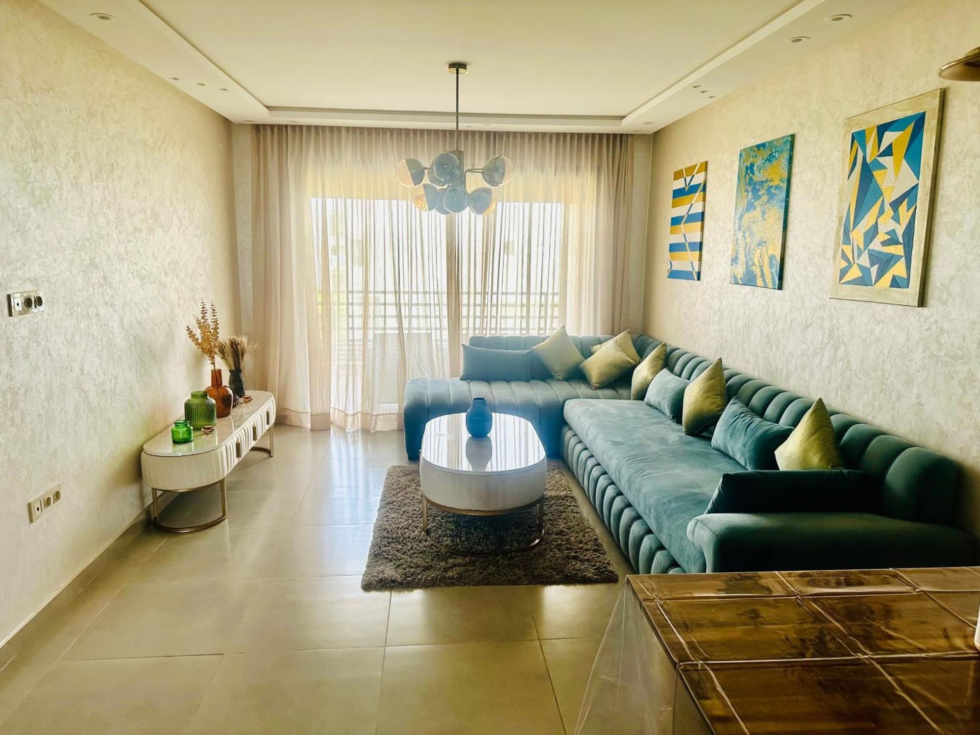 Appartement Cozy Avec Piscine Sidi Rahal  Exteriör bild